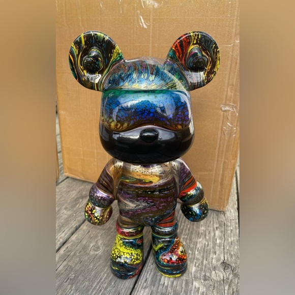 unique piggy bank with multi colors, home decor, 32cm tall and 2 lbs and 8oz - Picture 1 of 10